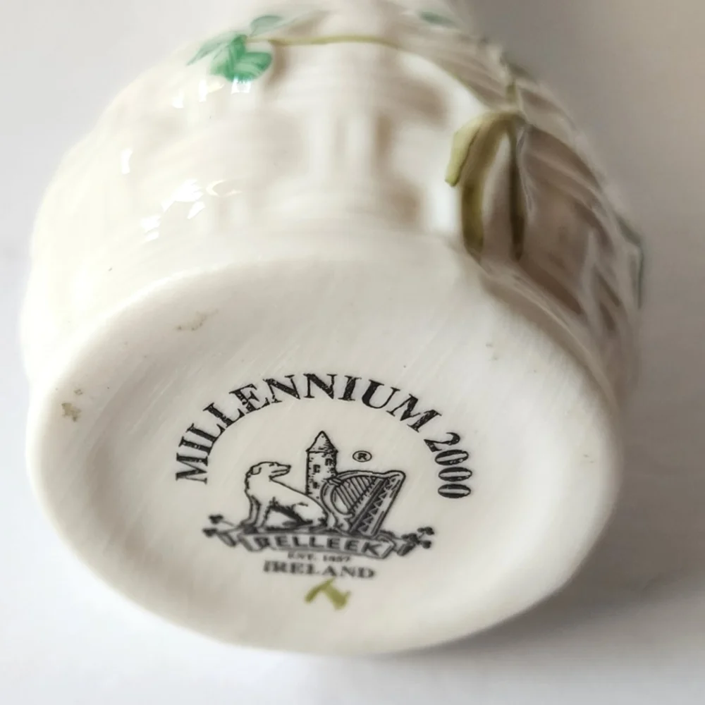 Belleek 2000 Millennium Limited Edition Bud Vase